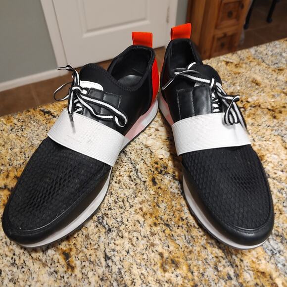 Steve Madden Antics ANTI01AS1 Black Red Sneaker Shoes Women's Size 10M - Picture 3 of 12